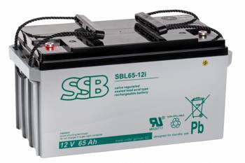 Akumulator SSB SBL 65-12i 12V 65Ah AGM bezobsługowy do pracy buforowej