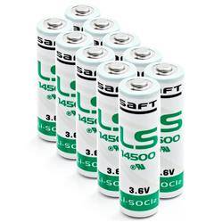 10 x Bateria litowa SAFT LS14500, LS 14500 3,6V 2600mAh Li-SOCl2 AA, SL-360, SL-760, TL-4903, XL-060F, ER6V, ER1505S, SB-11AA