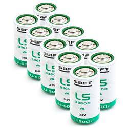 10 x Bateria litowa SAFT LS33600 LiSOCl2 3,6V 17000mAh SL-780, SL-2780, TL-5930, ER34615S, XL-205L, SB-D02