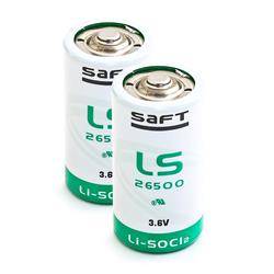 2 x Bateria litowa SAFT LS26500 / STD  Li-SOCl2 3,6V 7700mAh - ER26500, TL-4920, SL-2770, SL-770, XL-140F