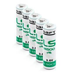 5 x Bateria litowa SAFT LS14500, LS 14500 3,6V 2600mAh Li-SOCl2 AA, SL-360, SL-760, TL-4903, XL-060F, ER6V, ER1505S, SB-11AA