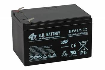Akumulator AGM B.B. Battery BPS 12-12 12V 12Ah T2 do UPS APC EVER FIDELTRONIC EATON POWERWARE