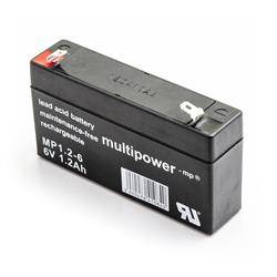 Akumulator Multipower MP1.2-6 6V 1,2Ah VDs AGM bezobsłogowy