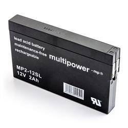Akumulator Multipower MP2-12SL NP2-12 12V 2Ah AGM bezobsługowy