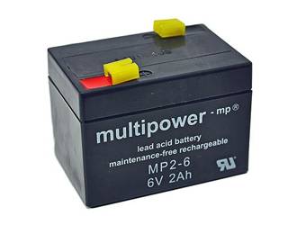 Akumulator Multipower MP2-6 6V 2,0Ah AGM bezobsługowy