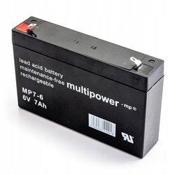 Akumulator Multipower MP7-6 6V 7Ah AGM bezobsługowy