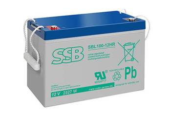 Akumulator SSB SBL 100-12HR 12V 90Ah AGM bezobsługowy mocowy do pracy buforowej