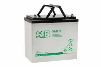 Akumulator SSB SBL 55-12i 12V 55Ah AGM bezobsługowy do pracy buforowej