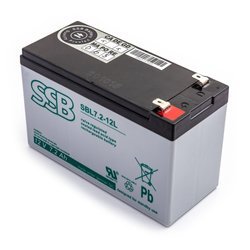 Akumulator SSB SBL 7.2-12L 12V 7,2Ah do UPS APC, Ever, Fideltronik, Eaton Powerware
