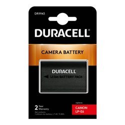Bateria Duracell DR9943 7,4V 1600mAh Li-Ion - Canon LP-E6, EOS