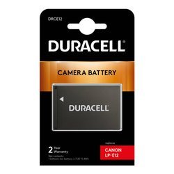 Bateria Duracell DRCE12 7,2V 750mAh Li-Ion - Canon LP-E12, EOS