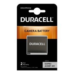 Bateria Duracell DRGOPROH4 3,8V 1160mAh Li-Ion - GoPro Hero 4, AHDBT-401, Black, Silver