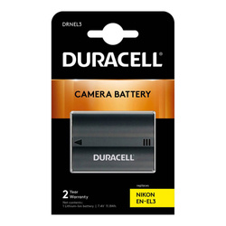 Bateria Duracell DRNEL3 7,4V 1600mAh Li-Ion - Nikon EN-EL3, EN-EL3a