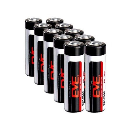 10 x Bateria litowa EVE ER14505S 3,6V 2700mAh - Li-SOCL2 AA, LS14500, SL-360, SL760, TL-2100, TL-5104, TL5903