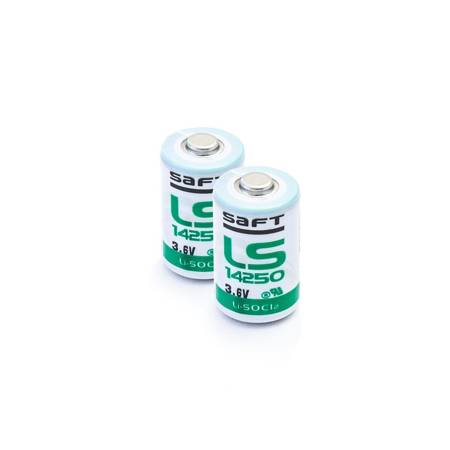 2 x Bateria litowa SAFT LS14250 3,6V 1200mAh Li-SOCl2 1/2AA, ER14250S, SL-350, SL-750, XL-050FL, TL-4902, TL-5902