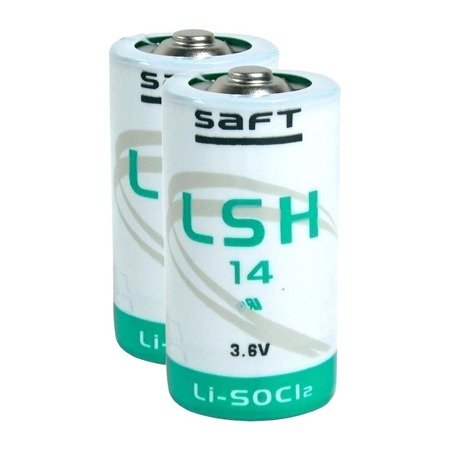 2 x Bateria litowa SAFT LSH14 / STD C 3,6V LiSOCl2 rozmiar C wysokoprądowa - TLH-5920, SW-C01/FF, ER26500M, SL-770, SL-2770