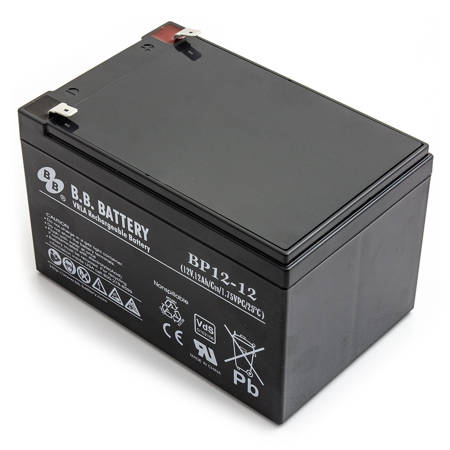 Akumulator AGM B.B. Battery BP12-12 12V 12Ah T2 Vds do UPS APC EVER FIDELTRONIC EATON POWERWARE