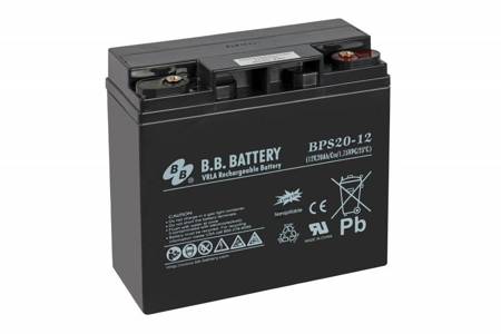 Akumulator AGM B.B. Battery BPS 20-12 12V 20Ah do UPS APC EVER FIDELTRONIC EATON POWERWARE