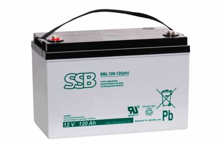 Akumulator AGM SSB SBL120-12i(sh) 12V 120Ah - AGM bezobsługowy