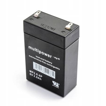 Akumulator Multipower MP2.8-6P 6V 2,8Ah AGM bezobsłogowy
