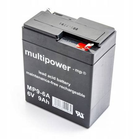 Akumulator Multipower MP9-6A 6V 9Ah AGM bezobsługowy