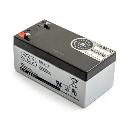 Akumulator SSB SB 3.4-12 12V 3,4Ah AGM bezosługowy