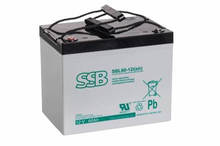 Akumulator SSB SBL 60-12i(sh) 12V 60Ah AGM bezobsługowy do pracy buforowej