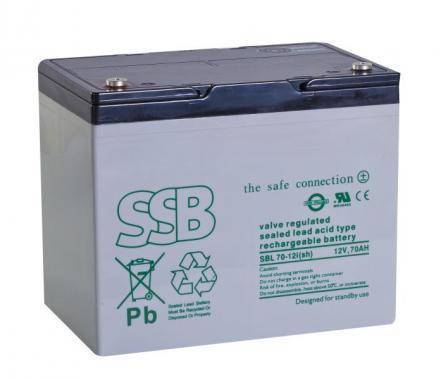 Akumulator SSB SBL 70-12i(sh) 12V 70Ah AGM bezobsługowy do pracy buforowej