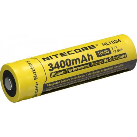 Akumulator oryginalny NITECORE NL1834 18650 3,7V 3400mAh Li-Ion do latarek i papierosów elektronicznych