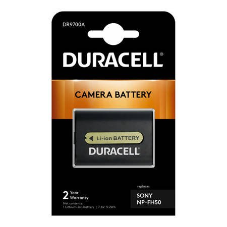Bateria Duracell DR9700A 7,4V 700mAh Li-Ion - Sony NP-FH30, NP-FH40, NP-FH50