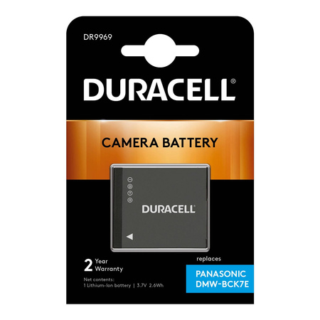 Bateria Duracell DR9969 3,7V 700mAh Li-Ion - Panasonic DMW-BCK7, DMW-BCK7E, DMW-BCK7GK, DMW-BCK7PP, NCA-YN101F, NCA-YN101G, NCA-YN101H, NCA-YN101J