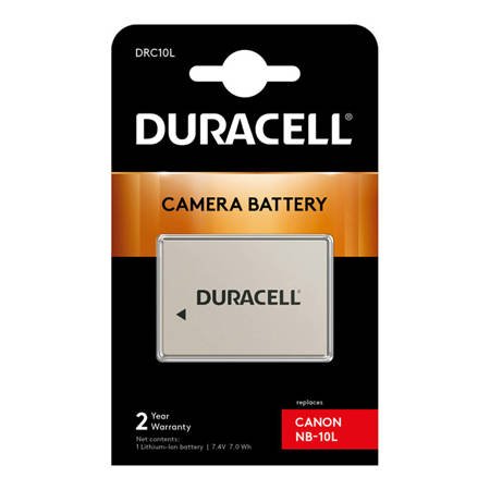 Bateria Duracell DRC10L 7,4V 950mAh Li-Ion - Canon NB-10L, PowerShot