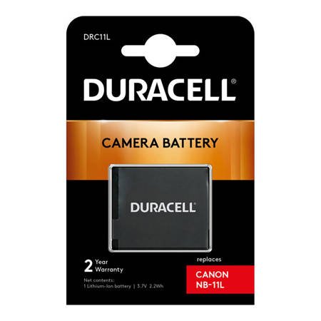 Bateria Duracell DRC11L 3,7V 600mAh Li-Ion - Canon NB-11L, NB-11LH, IXUS, PowerShot