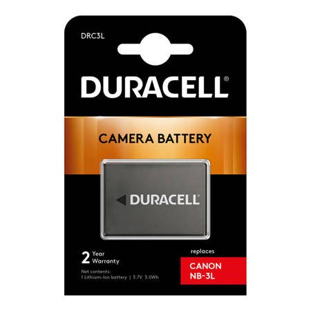 Bateria Duracell DRC3L 3,7V 820 mAh Li-Ion - Canon NB-3L