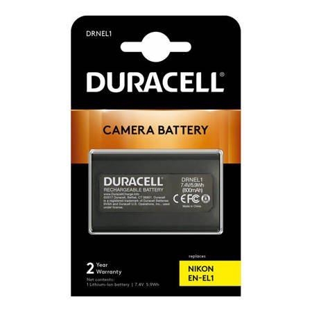 Bateria Duracell DRNEL1 7,4V 800 mAh Li-Ion - Nikon EN-EL1