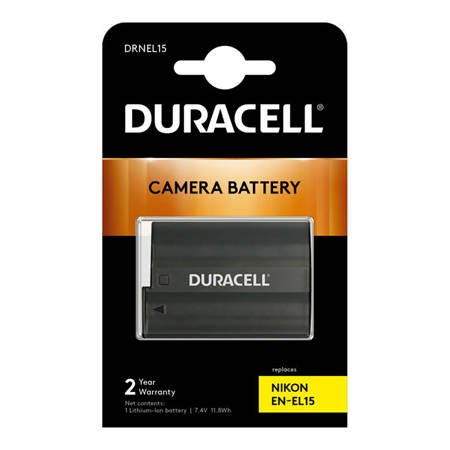 Bateria Duracell DRNEL15 7,4V 1600mAh Li-Ion - Nikon EN-EL15, EN-EL15a, EN-EL15e