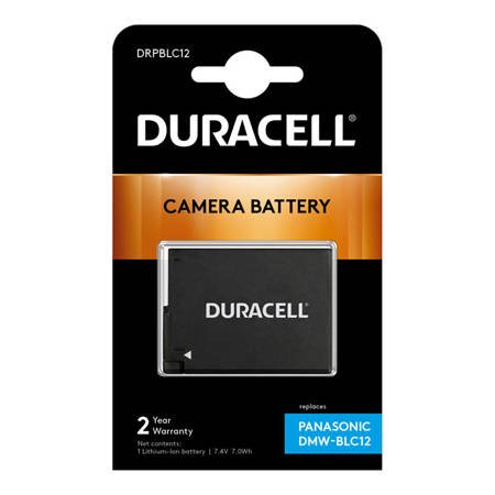 Bateria Duracell DRPBLC12 7,4V 950mAh Li-Ion - Panasonic DMW-BLC12, DMW-BLC12E, DMW-BLC12GK, DMW-BLC12PP, Leica BP-DC12