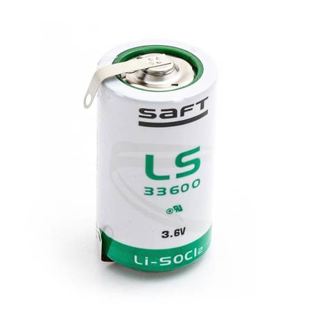 Bateria litowa SAFT LS33600CNR 3,6V 17000mAh do ciepłomierza Supercal 531/432