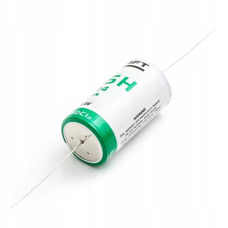Bateria litowa SAFT LSH14CNA C 3,6V LiSOCl2 do rejestratora impulsów MacRP