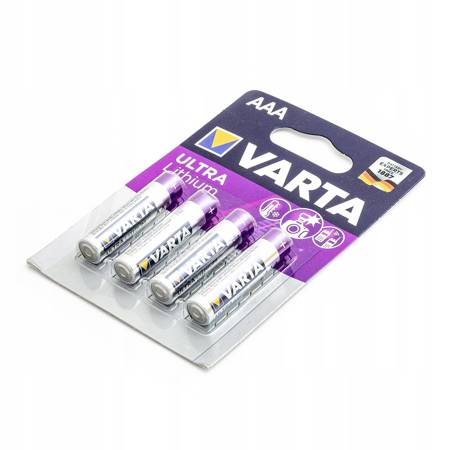 Bateria litowa Varta Ultra Lithium AAA, L92, R03, 6103 1,5V FOTO 4B