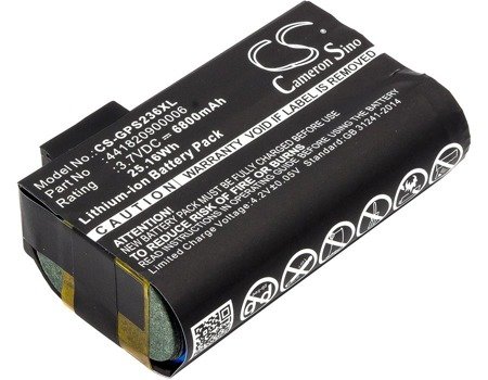 Bateria zamienna skanera Nautiz / Getac 441820900006 3,7V 6800mAh do Nautiz X7, Getac PS236, PS236C, PS336